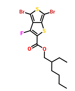 4,6-二溴-3-氟-2-羧酸(2-乙基己)酯-噻吩并[3,4-B]噻吩,2-Ethylhexyl-4,6-dibroMo-3-fluorothieno[3,4-b]thiophene-2-carboxylate