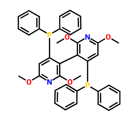 (3R)-4,4'-二(二苯基膦基)-2,2',6,6'-四甲氧基-3,3'-联吡啶,(R)-2,2',6,6'-Tetramethoxy-4,4'-bis(diphenylphosphino)-3,3'-bipyridine[(R)-P-Phos]