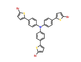 三[4-(5-溴噻吩-2-基)苯基]胺,Tris[4-(5-bromothiophen-2-yl)phenyl]amine