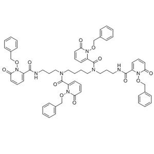 N,N'-(butane-1,4-diyl)bis(1-(benzyloxy)-N-(3-(1-(benzyloxy)-6-oxo-1,6-dihydropyridine-2-carboxamido)propyl)-6-oxo-1,6-dihydropyridine-2-carboxamide)