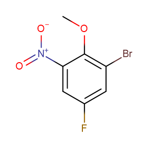 2-溴-4-氟-6-硝基苯甲醚