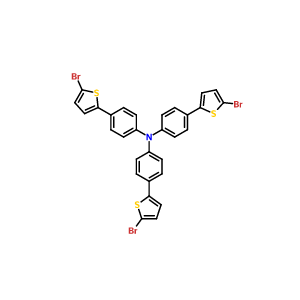 三[4-(5-溴噻吩-2-基)苯基]胺,Tris[4-(5-bromothiophen-2-yl)phenyl]amine