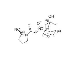 維格列汀雜質(zhì)12,(Z)-2-((S)-2-cyanopyrrolidin-1-yl)-N-((1r,3R,5R,7S)-3-hydroxy adamantan-1-yl)-2-oxoethan-1-imine oxide