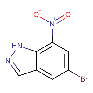 5-溴-7-硝基-1H-吲唑,5-BROMO-7-NITRO-1H-INDAZOLE