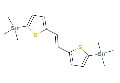 (E)-1,2-双(5-(三甲基锡基)噻吩-2-基)乙烯,(E)-1,2-bis(5-(trimethylstannyl)thiophen-2-yl)ethane