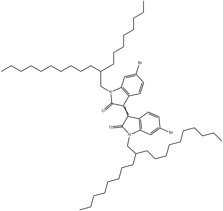 6,6'-二溴-N,N'-(2-辛基十二烷基)-异靛蓝,(E)-6,6'-dibromo-1,1'-bis(2-octyldodecyl)-[3,3'-biindolinylidene]-2,2'-dione