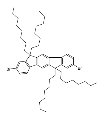 2,8-二溴-6,12-二氢-6,6,12,12-四辛基-茚并[1,2-b]芴,2,8-Dibromo-6,12-dihydro-6,6,12,12-tetraoctyl-indeno[1,2-b]fluorene