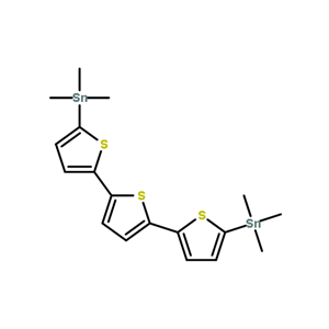 2,5-双[(5-三甲基锡基 )-2-噻吩基]噻吩,2,5-Bis[(5-trimethylstannyl)-2-thienyl]thiophene