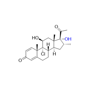 糠酸莫米松杂质11,(8S,9R,10S,11S,13S,14S,16R,17R)-17-acetyl-9-chloro-11,17-dihydroxy-10,13,16-trimethyl-6,7,8,9,10,11,12,13,14,15,16,17-dodecahydro-3H-cyclopenta[a]phenanthren-3-one