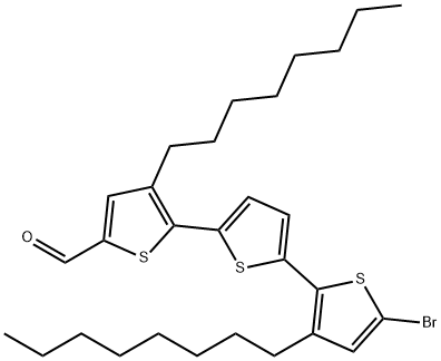 5-甲酰基-5''-溴-3,3''-二辛基-2,2':5',2''-三联噻吩,5-Formyl-5''-bromo-3,3''-dioctyl-2,2':5',2''-terthiophene