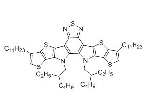 Y6-1,12,13-Bis(2-ethylhexyl)-3,9-diundecyl-12,13-dihydro-[1,2,5]thiadiazolo[3,4-e]thieno[2'',3'':4',5']thieno[2',3':4,5]pyrrolo[3,2-g]thieno[2',3':4,5]thieno[3,2-b]indole