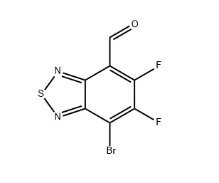 7-溴-4-醛基苯并[C][1,2,5]噻二唑-2氟,7-bromo-5,6-difluorobenzo[c][1,2,5]thiadiazole-4-carbaldehyde