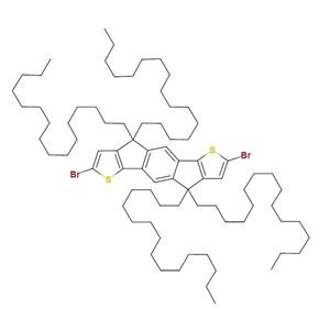 四十六烷基-引達(dá)省并二噻吩-雙溴,2,7-dibromo-4,9-dihydro-4,4,9,9-tetrahexadecyl-s-indaceno[1,2-b:5,6-b