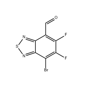 7-溴-4-醛基苯并[C][1,2,5]噻二唑-2氟,7-bromo-5,6-difluorobenzo[c][1,2,5]thiadiazole-4-carbaldehyde