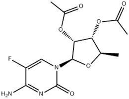 2',3'-二-O-乙?；?5'-脫氧-5-氟-D-胞啶,2',3'-Di-O-acetyl-5'-deoxy-5-fluoro-D-cytidine