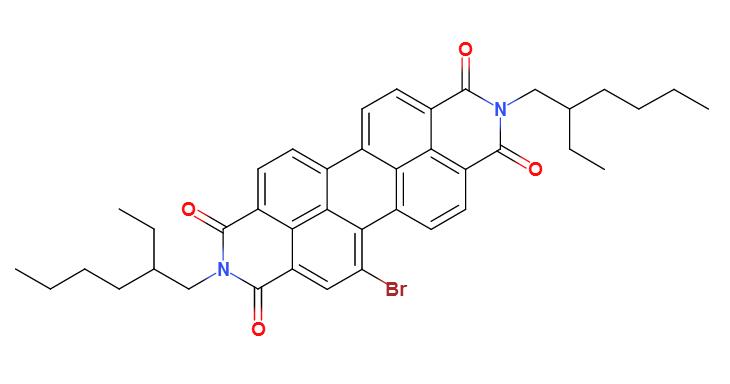 5-bromo-2,9-bis(2-ethylhexyl)-anthra [2,1,9-def:6,5,10-d'e'f']diisoquinoline-1,3,8,10(2H,9H)-tetrone,5-bromo-2,9-bis(2-ethylhexyl)-anthra [2,1,9-def:6,5,10-d'e'f']diisoquinoline-1,3,8,10(2H,9H)-tetrone