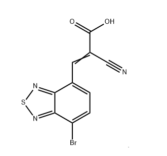 7-溴-4-乙烯氰羧基-苯并噻二唑,7-bromo-4-vinylcyanocarboxybenzothiadiazole