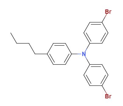 N，N-双（4-溴苯基）-4-丁基苯胺,N,N-di(4-bromophenyl)-N-(4-butylphenyl)amine