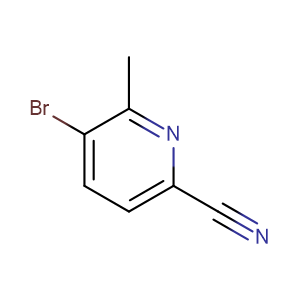 5-溴-6-甲基吡啶-2-甲腈,5-Bromo-6-methyl-2-pyridinecarbonitrile