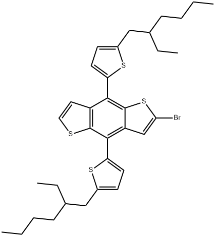 2-（溴-）4，-8-（双[5-（2-（乙基己基）-2-噻吩]-苯并[1，-2-（b:4，-5-（b']]-二噻吩,2-bromo-4,8-bis[5-(2-ethylhexyl)-2-thienyl]-Benzo[1,2-b:4,5-b']dithiophene