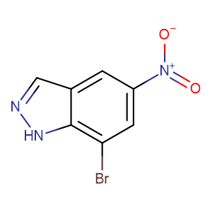 7-溴-5-硝基-1H-吲唑,7-BROMO-5-NITRO-1H-INDAZOLE