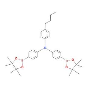 4-丁基-N,N-双(4-(4,4,5,5-四甲基-1,3,2-二氧杂环戊环-2-基)苯基)苯胺