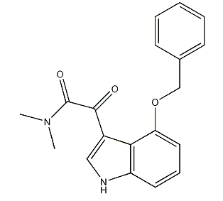 4-（苄氧基）-N，N-二甲基吲哚-3-乙醛酰胺,4-(Benzyloxy)-N,N-dimethyl-indole-3-glyoxylamide