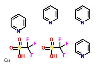 四（吡啶）銅（II）三氟甲磺酸酯,Tetrakis(pyridine)copper(II) triflate