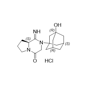 维格列汀杂质04,(S)-2-((1r,3R,5R,7S)-3-hydroxyadamantan-1-yl)-1-iminohexahydro pyrrolo[1,2-a]pyrazin-4(1H)-one hydrochloride