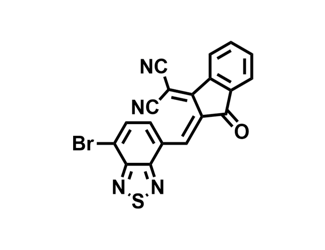 IC-BT-Br,2-(2-((7-bromobenzo[c][1,2,5]thiadiazol-4-yl)methylene)-3-oxo-2,3-dihydro-1H-inden-1-ylidene)malononitrile