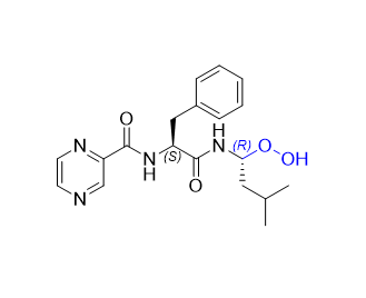 硼替佐米杂质09,N-((S)-1-(((R)-1-hydroperoxy-3-methylbutyl)amino)-1-oxo-3-phenyl propan-2-yl)pyrazine-2-carboxamide