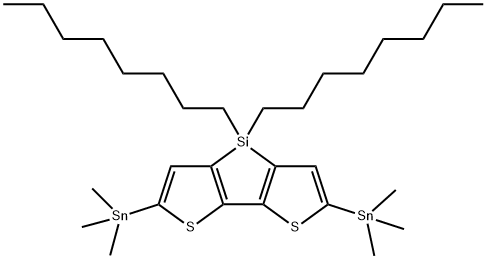 2,6-二(三甲基锡)-4,4-二辛基-二噻吩并噻咯,2,6-Di3metin-4,4-dioctyl-4h-silolo[3,2-b:4,5-b’]dithiophene