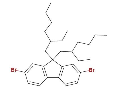 9,9-双(2'-乙基己基)-2,7-二溴芴,2,7-dibromo-9,9-bis(2-ethylhexyl)fluorene