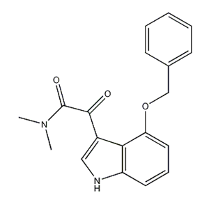 4-（苄氧基）-N，N-二甲基吲哚-3-乙醛酰胺,4-(Benzyloxy)-N,N-dimethyl-indole-3-glyoxylamide