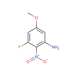3-氟-5-甲氧基-2-硝基苯胺,3-FLUORO-5-METHOXY-2-NITROBENZENEAMINE