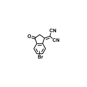 5(6)-溴-3-(二氰基亚甲基)茚-1-酮混合物,2-(5or6-Bromo-3-oxo-2,3-dihydro-1H-inden-1-ylidene)malononitrile