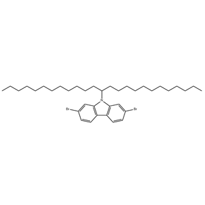 2,7-二溴-9-（1-十二烷基十三烷基）-9H-咔唑,2,7-dibromo-9-(1-dodecyltridecyl)-9H-Carbazole