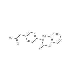 2-(4-{[(2-methylphenyl)carbamoyl]amino}phenyl)acetic acid