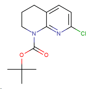 叔-丁基 7-氯-3,4-二氢-1,8-萘啶-1(2H)-甲酸基酯,tert-butyl 7-chloro-3,4-dihydro-1,8-naphthyridine-1(2H)-carboxylate