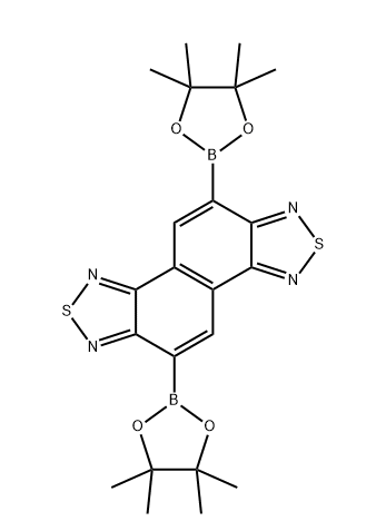 5,10-双(4,4,5,5-四甲基-1,3,2-二氧杂环戊硼烷-2-基)萘并[1,2-C:5,6-C']双([1,2,5]噻二唑),5,10-Bis(4,4,5,5-tetramethyl-1,3,2-dioxaborolan-2-yl)naphtho[1,2-c:5,6-c']bis([1,2,5]thiadiazole)