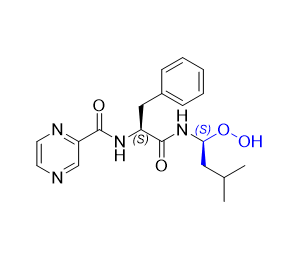 硼替佐米杂质10,N-((S)-1-(((S)-1-hydroperoxy-3-methylbutyl)amino)-1-oxo-3-phenyl propan-2-yl)pyrazine-2-carboxamide