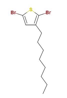 2,5-二溴-3-辛基噻吩,2,5-Dibromo-3-octylthiophene