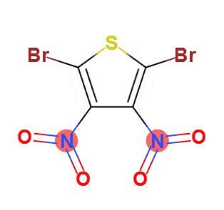 2,5-二溴-3,4-二硝基噻吩,2,5-Dibromo-3,4-dinitrothiophene