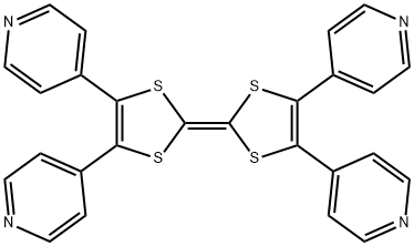 4,4'-[2-(4,5-di-4-pyridinyl-1,3-dithiol-2-ylidene)-1,3-dithiole-4,5-diyl]bis-Pyridine,4,4'-[2-(4,5-di-4-pyridinyl-1,3-dithiol-2-ylidene)-1,3-dithiole-4,5-diyl]bis-Pyridine
