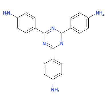 2,4,6-三(4-氨基苯基)-1,3,5-三嗪,4,4',4''-(1,3,5-Triazine-2,4,6-triyl)trianiline