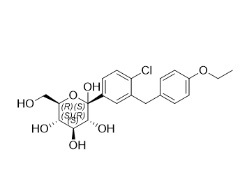 达格列净杂质03,(2S,3R,4S,5S,6R)-2-(4-chloro-3-(4-ethoxybenzyl)phenyl)-6-(hydroxymethyl)tetrahydro-2H-pyran-2,3,4,5-tetraol