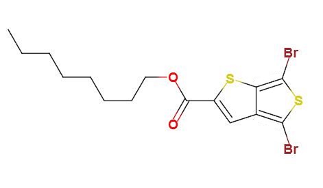 4,6-二溴噻吩[3,4-B]并噻吩-2-甲酸辛酯,4,6-DibroMothieno[3,4-b]thiophene-2-Octyl Formate