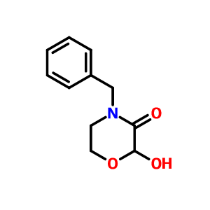 4-苄基-2-羟基-吗啉-3-酮,4-Benzyl-2-hydroxymorpholin-3-one