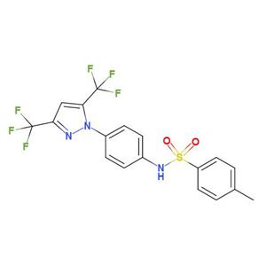 N-[4-[3,5-bis(trifluoromethyl)-1H-pyrazol-1-yl]phenyl]-4-methyl-Benzenesulfonamide