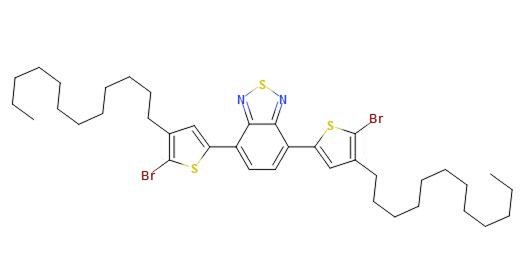 4,7-二(5-溴-4-十二烷基噻吩基-2-)-2,1,3-苯并噻二唑,4,7-bis(5-bromo-4-dodecylthiophen-2-yl)-2,1,3-benzothiadiazole